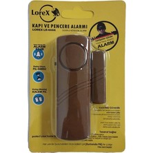 LR-4444K Kahverengi Pilli Kapı Pencere Alarmı - Piller Hariç - Ev Alarmı - Kablosuz Pencere Alarmı - Hırsız Alarmı