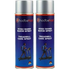 2 Adet 500 ml Silikon Yağı Koşu Bandı Yağlayıcı Sprey