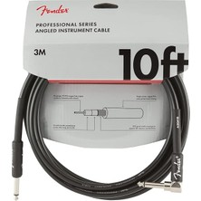 Professional Series Gitar Enstrüman Kablosu, 3 M, Düz/açılı, Siyah