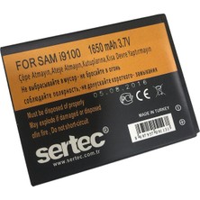 Tech Butiq Sertec - Samsung Galaxy S2 I9100 Uyumlu Batarya