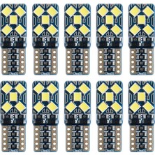 T10 LED (10 Adet) Oto Park Plaka Ampulü Beyaz 6000K