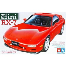 1/24 Efini Rx-7 Plastik Araba Maket Kiti