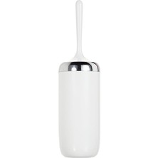 Lima Tuvalet Fırçası, Krom Dekorlu, Beyaz