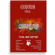 1986 Tuval Bezi Defteri Akrilik Defteri Yağlıboya Defteri Guaj Defteri (A3)