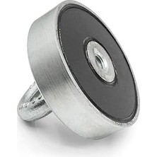 Magneteksan Ø80 mm Ferrit Çok Güçlü Pot Mıknatıs