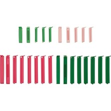 Bevara Saklama Torbası Için Kilit Klipsleri – 26 Adet, Tekrar Kullanılabilir, Gıda Maddelerine Uygun, Hava Geçirmez Kilit – Mutfak ve Ev Için Ideal