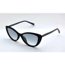 Italia Independent Italıa Independent 0404V 51 009 Siyah Kadife Cat Eye Gri Kız Çocuk Güneş Gözlüğü