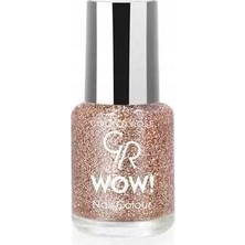 Rose Wow Nail Color Glitter No: 205 - Işıltılı Mini Oje 6 ml