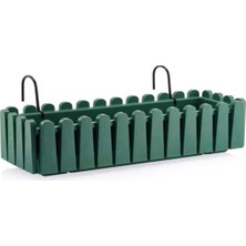 SO-İB03 Yeşil Askılı Balkon Saksı Takım 14 Lt No 3