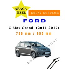 MFK Ford C-Max Grand  (2011-2017) Araca Özel Silecek Ön Iki