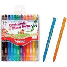 Mb-12 Çevirmeli Mum Boya 12'li