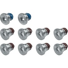 MacBook Pro Retina Alt Kapak Vida Seti A1425 A1502 A1398 Uyumlu P5 Pentalobe Paslanmaz Çelik Yedek Vida Seti Unibody Kasa Için Gümüş