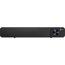 DS111 6W Bluetooth + Kablolu Hoparlör - Bluetooth ve Kablolu Kullanım, Masaüstü, Pc, Tv, Laptop Uyumlu, 360° Surround Ses, 10M Kullanım Mesafesi, Soundbar Taşınabilir Speaker Hoparlör Siyah