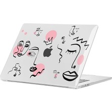 Macbook Pro 14'' Için M1/m1 Pro/max/m2/m3/m3 Pro/m3 Max/m4 Çip (A2992) (A2918) (A2779) (A2442) (A3112/A3185/A3401) Uyumlu Ultra Clear Koruyucu Kılıf (Baskılı - 12, 14 Inç Pro Serisi)