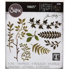 Yapraklı Dal, Çelik, Zweig Mit Blättern, 10.8cm x 3.8cm - 3.8cm x 3.2cm