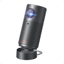 By Anker, Capsule Air, Dünyanın En Küçük Google Tv Projeksiyon Cihazı, Sadece 650G, 2 Saat Oynatma, Otomatik Odak - Siyah