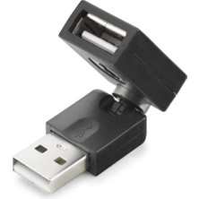 Nemere USB To USB F Çevirici Mafsallı Siyah HDX1357