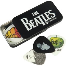 Waves D'addario 1CAB4-15BT1 Beatles Signature Selüloit Pick Box Motif Logo 15 Picks Medium