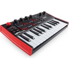 Professional Mpk Mini Play Mk3 - Mıdı Klavye Controller Dahili Hoparlör ve Dinamik 25 Tuş Yatağı, Mpc Pedleri ve Yazılım Paketi Dahil
