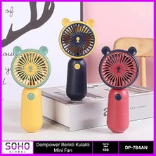 Eco Port Renkli Kulaklı Mini Fan