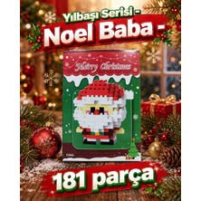 Lele Brother Yılbaşı Serisi Mini Blok Setleri 🎄 | Noel Baba | 3D Puzzle - Blok Yapım Seti - 180 Parça