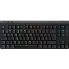 G G515 Lıghtspeed Tkl Düşük Profilli Kablosuz Oyun Klavyesi, Lıghtsync Rgb, Ince Sayısal Tuş Takımsız Tasarım, Pbt Tuş Kapakları, Ingilizce Tuş Dizilimi, Siyah