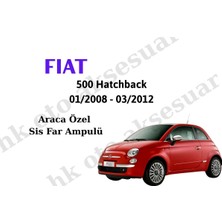 MFK Fiat 500HATCBACK 01/2008 - 04/2015 Sonrası Araca Özel Sis Ampulü H3