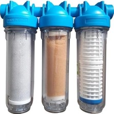 Bella Atlas Daire Girişi Su Arıtma Filtresi 3 Aşamalı