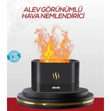 Najmaddin LED Işıklı Buhar Makinesi Alev Efektli Kumandalı Oda Nemlendirici Teknodayım Najmaddi