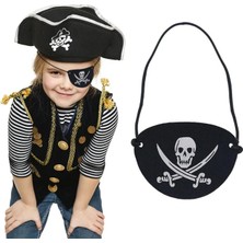 Najmaddin Ithal Vinleks Deri Korsan Göz Bandı - Lastikli &amp; Yumuşak Çerçici Najmaddin