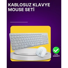 Najmaddin Kablosuz Klavye ve Mouse Seti - Ergonomik Tasarım, Sessiz Kullanım, Geniş Uyumluluk Tek