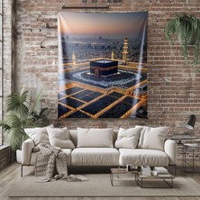 Kabe Temalı Kaliteli Kumaş , Canlı Renkler Duvar Örtüsü Duvar Halısı M154