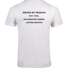 Etifa Tekstil Unisex Beyaz %100 Pamuk Regular Fit Tişört – Bmw Baskılı, Günlük & Spor T-Shirt
