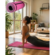 Najmaddin 10 mm Fitness Yoga Matı Kaymaz Yüzey Çift Taraflı Kullanım Dayanıklı Eva Malzeme Te