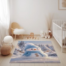 Sevimli Kardan Adam Çocuk Halısı M26