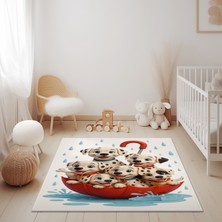 Sevimli Dalmaçyalı Köpekler Çocuk Halısı M19
