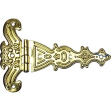 Najmaddin Dekoratif, Sac Tek Kuyruklu Menteşe - 69X102 Mm, Büyük, Sarı, 100 Adet Çerçici Najma