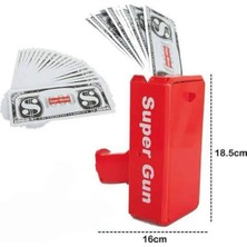 Najmaddin Kırmızı Çocuklara Özel Para Fırlatma Makinesi Para Saçma Tabancası Teknodayım Naj