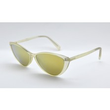 Italia Independent Italıa Independent 0404 51 062 Şeffaf Cat Eye Sarı Aynalı Kız Çocuk Güneş Gözlüğü