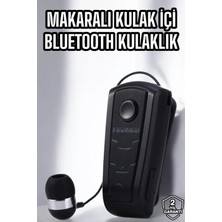 Makaralı Bluetooth Kulaklık Çağrı Cevaplama Kablolu Uzun Pil Ömrü