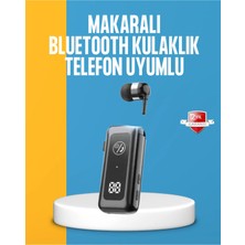 Dijital Ekranlı ve Hızlı Şarjlı Bluetooth 5.2 Makaralı Kulaklık