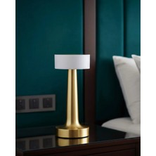 Najmaddin Şarjlı Dokunmatik LED Masa Lambası 3 Renk Dimmer Özellikli Teknodayım Najmaddin