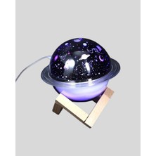 Najmaddin USB Projeksiyon Gece Lambası ve Hava Nemlendirici – Aromaterapi Destekli, Taşınabilir