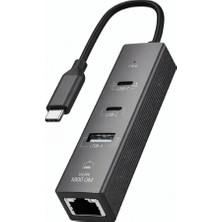 ForWhat Büro Ev Ofis Cihazları Için Typec To 2 Type USB Gigabit Ethernet