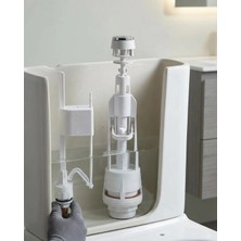 Eco Port Basmalı Vitrifiye Rezervuar Iç Takımı Ayarlanabilir Sessiz Dolumlu Klozet Rezervuar Mekanizmas�