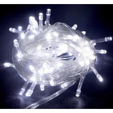 Epilons 10 M 100 Led Boncuk Lamba Beyaz Işık Şeffaf Kablo MZ-18-11