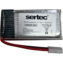 İsmiyle Al Sertec / 702035 / 3.7V - 400MAH - 25C Beyaz Soket