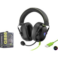 Nemere Gaming Kulaklik USB Rgb 7.1 - Si̇yah/yeşi̇l G886