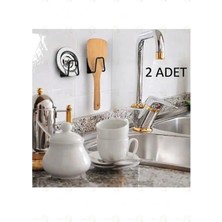 MAİN SHOP 2 Adet Siyah Sünger Askılığı Evye Sünger'liği Banyo Mutfak Düzenleyici Musluk Yanı Sünger'lik M- Sng1