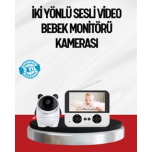 Najmaddin Görüntülü Bebek Monitörü 4.3 Inç Ekran ve Sesli Iletişim Hepsibayi Najmaddin